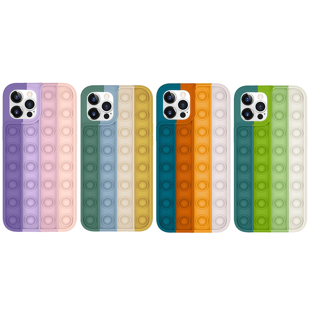 Pop It Push Bubble Fidget toy Ốp Lưng Tpu Mềm Chống Sốc Cho Ốp Lưng In Chữ It Cá Tính Cho iPhone 12 Pro Mini 11 XS Max XR 7 8 Plus | BigBuy360 - bigbuy360.vn