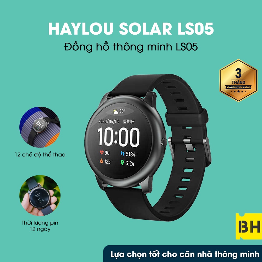 Đồng Hồ Thông Minh Haylou Solar LS05 ( Phiên Bản Quốc Tế ) - Hàng Chính Hãng