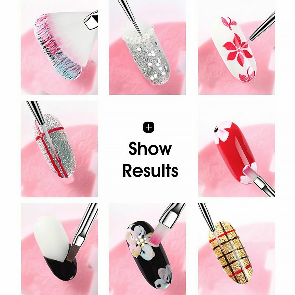 Set 15 cọ vẽ móng trang trí chuyên dụng