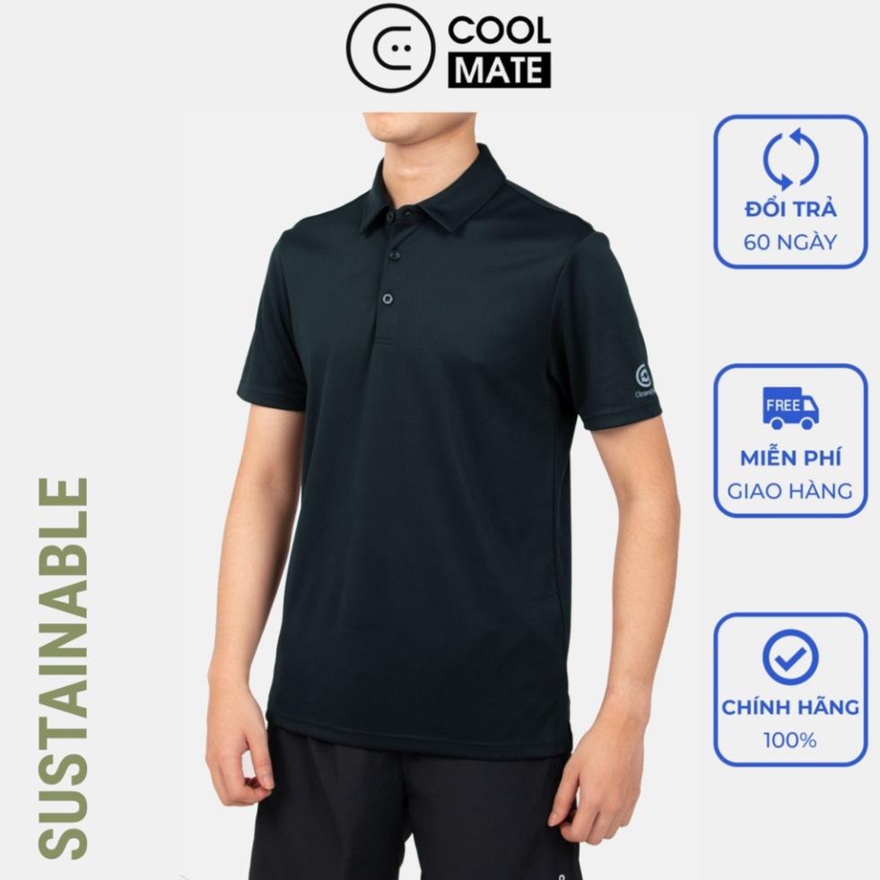 Áo polo nam thể thao thoáng khí nhuộm sạch Cleandye thương hiệu Coolmate *