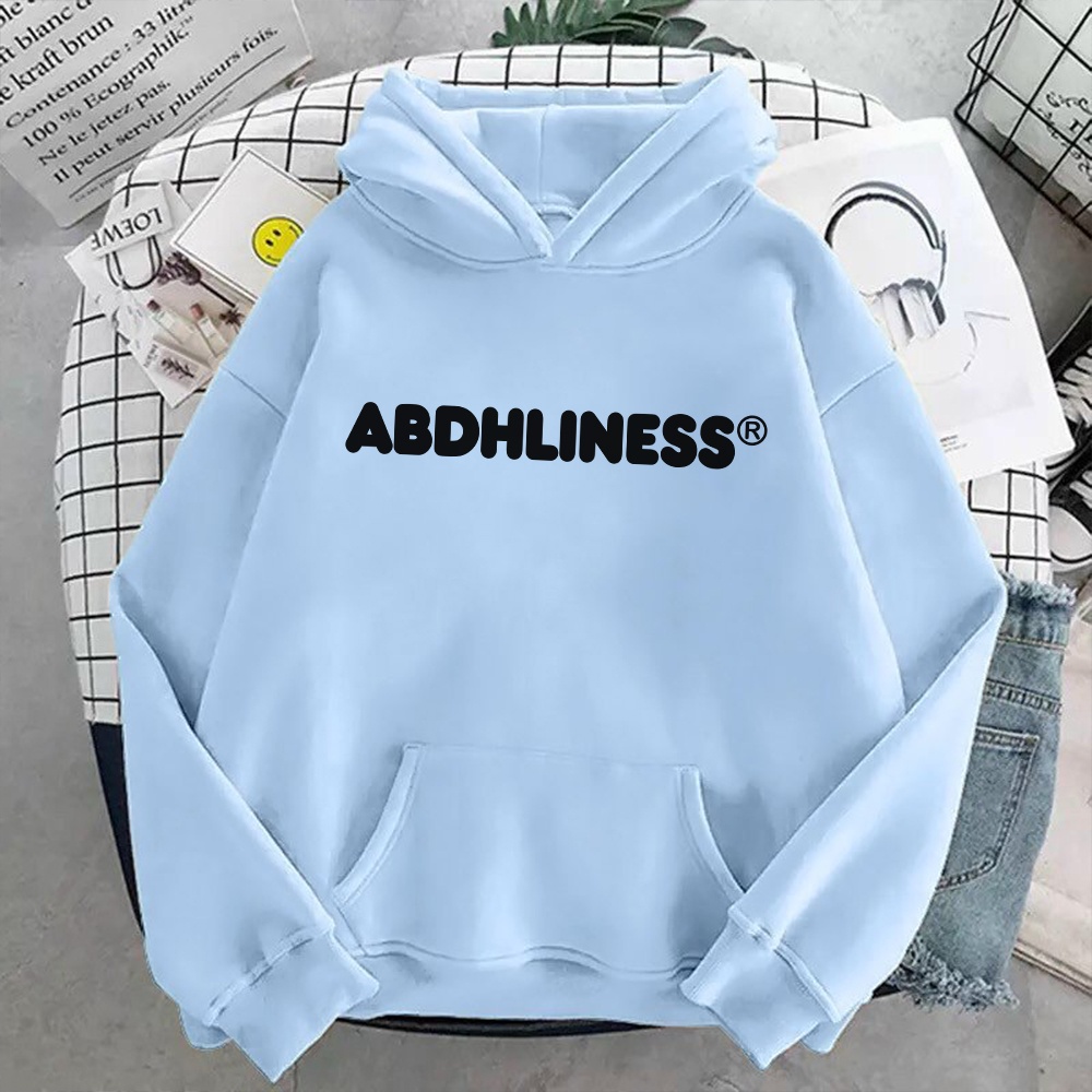 ÁO KHOÁC HOODIE NỈ UNISEX IN ADBH LINESS CỰC ĐẸP THỜI TRANG BB HOODIE