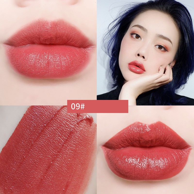 [Hàng mới về] Son môi màu lì dưỡng ẩm lâu trôi trang điểm chuyên dụng