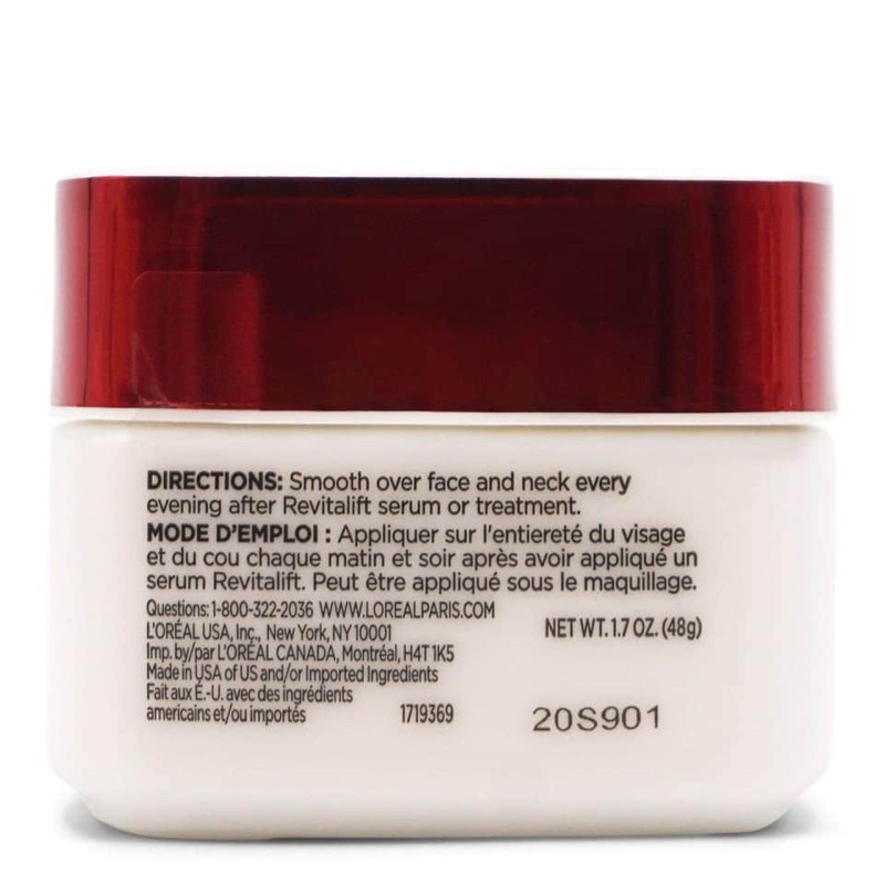 Kem dưỡng ẩm chống nhăn, làm săn chắc da ban đêm L’Oreal Revitalift Anti-Wrinkle + Firming Moisturizer 48g