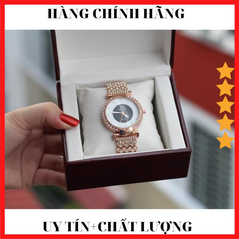 [ HÀNG CAO CẤP ] Đồng hồ nữ KING TIME FULL Kim Cương - Mặt To Size Lớn Nổi Bật | BigBuy360 - bigbuy360.vn