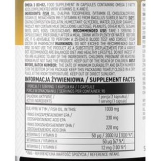 Ostrovit Omega 3 D3 + K2