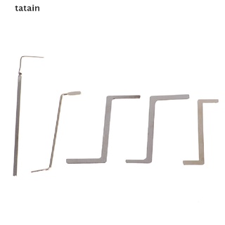[TAT] 5Pcs Locksmith Lock Pick Set Tension Removal Hooks Lock Picks Tools CVX
