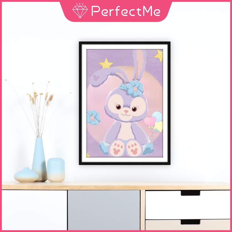 Bộ Tranh Đính Đá 5D Tự Làm 30x40cm Hình Nhân Vật Disney Lena Belle