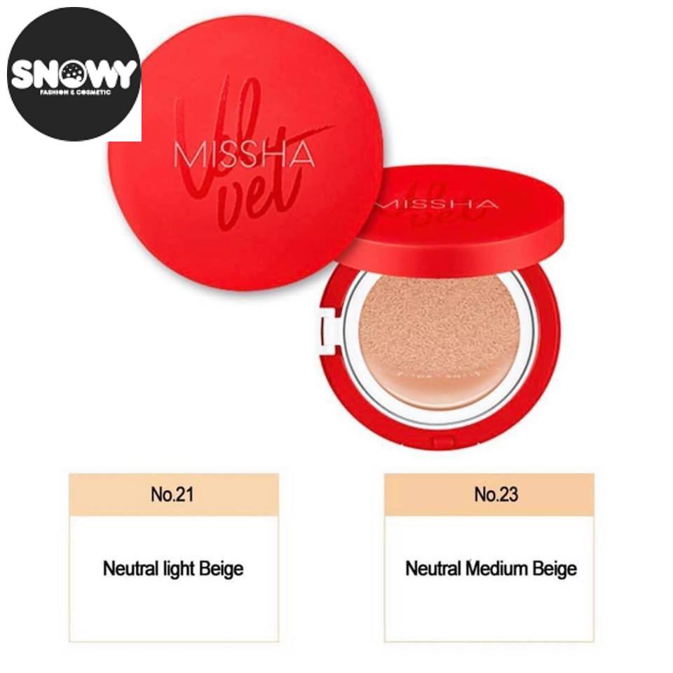 Phấn nước Missha đỏ