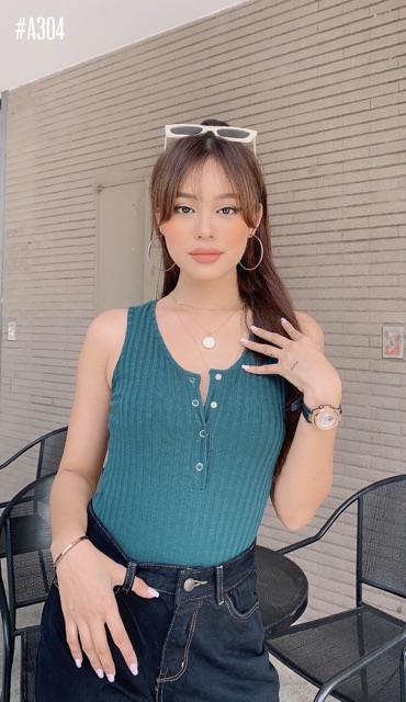 Áo Body suit nút bấm xb