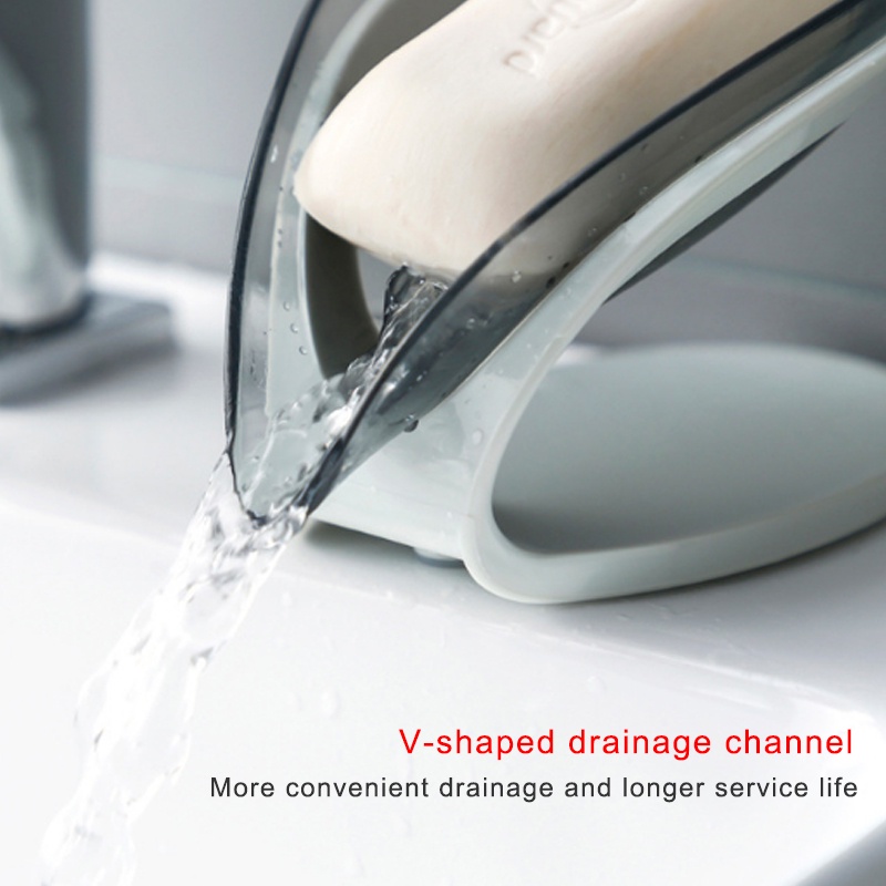 Giá Đỡ Xà Phòng Hình Chiếc Lá Chống Trượt Tiện Dụng Cho Phòng Tắm