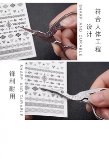 kéo cắt form móng kéo hạc nail