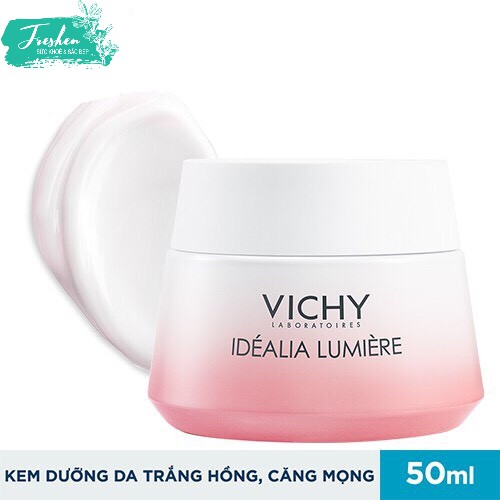 ✅ (CHÍNH HÃNG) kem dưỡng da trắng hồng căng mọng ban ngày Vichy Ideal Lumiere Day Cream 50ml