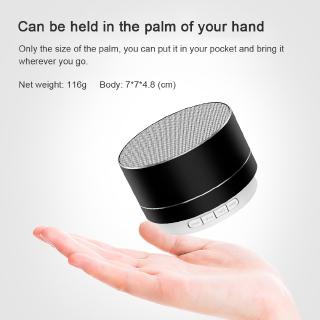 A10 Small Steel Cannon Usb Card Wireless Bluetooth Speaker