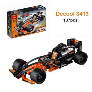 bộ decool warrior black champion racer 3413 & decool warrior desert racer 3414