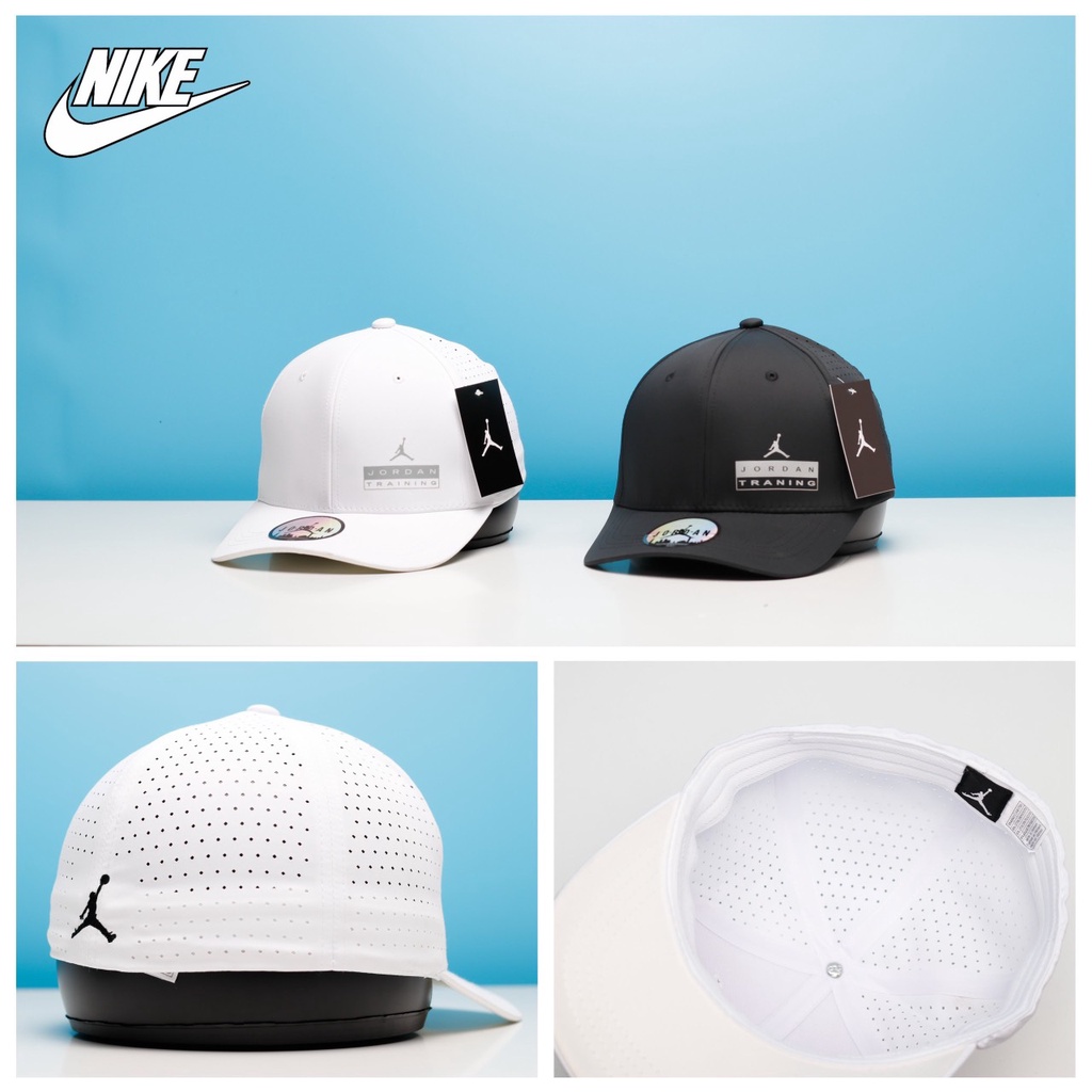 Mũ nón lưỡi trai Jor Dan chất vải cotton Hàn Quốc cao cấp, nón kết Unissex màu trắng đen be logo in thêu