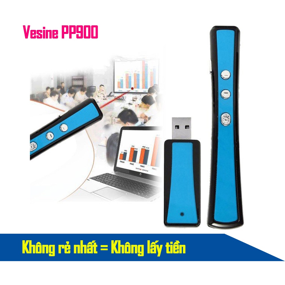 Bút trình chiếu Vesine PP900 chính hãng dễ dàng sử dụng giá rẻ bất ngờ