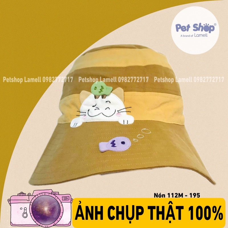Nón người lớn Thương Hiệu PETSHOP NOZ - 112 chất cotton thoáng mát ( Ảnh Thật của Shop)