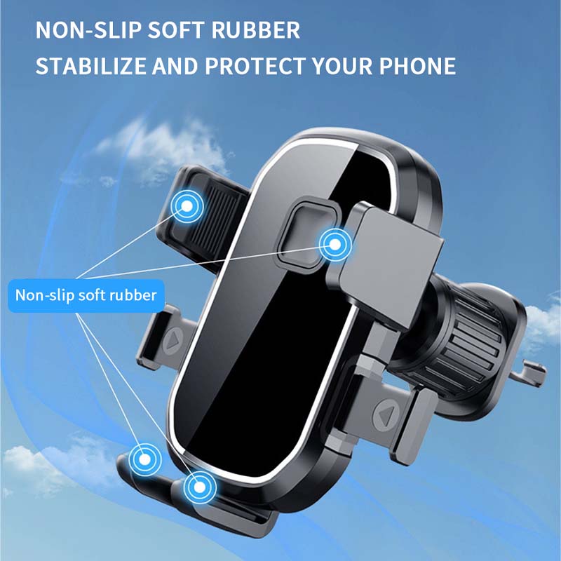 Giá đỡ điện thoại di động SEAMETAL kim loại có giác hút xoay được 360 độ 2 trong 1 sử dụng trên xe hơi (có bán lẻ)