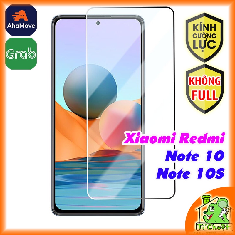 [Ảnh Thật] Kính CL Xiaomi Redmi Note 10/ Note 10S Cường Lực 2.5D Không FULL 9H-0.26mm
