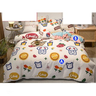 Vải may chăn ga áo gối,gối ôm khổ 2m35 hình con voi lovely