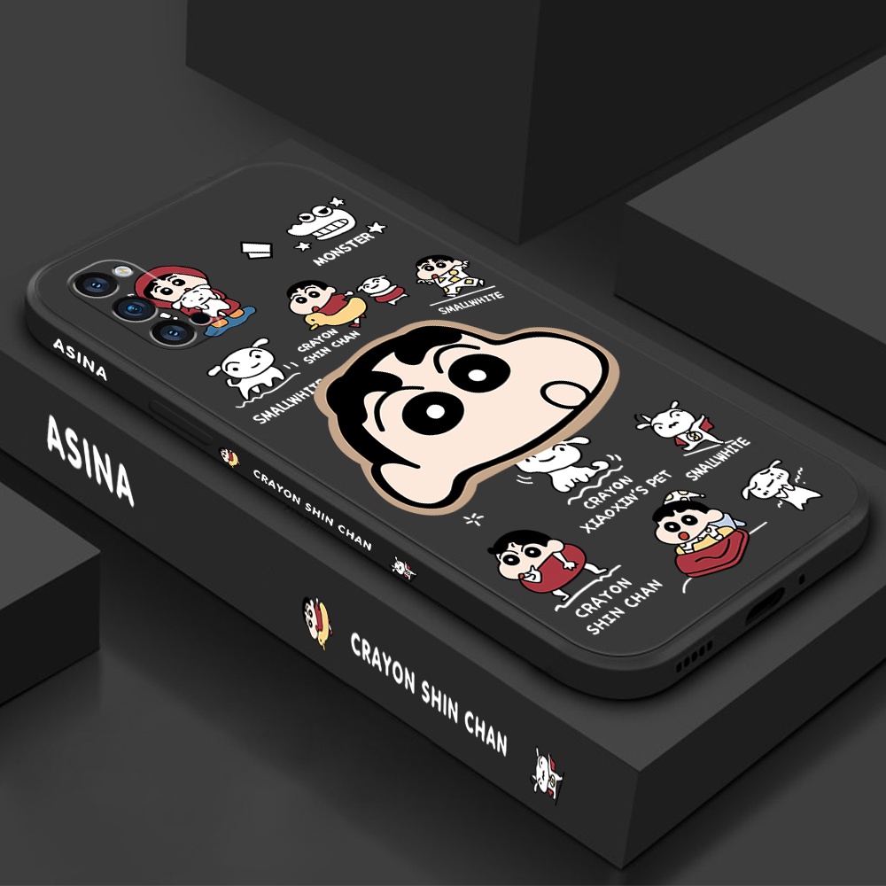 Ốp Điện Thoại Dẻo Họa Tiết Hoạt Hình Cậu Bé Bút Chì/ Snoopy Cho OPPO A16 A54 A52 A33 A73 A74 A79 A93 F5 Youth A16 A16S NEO7