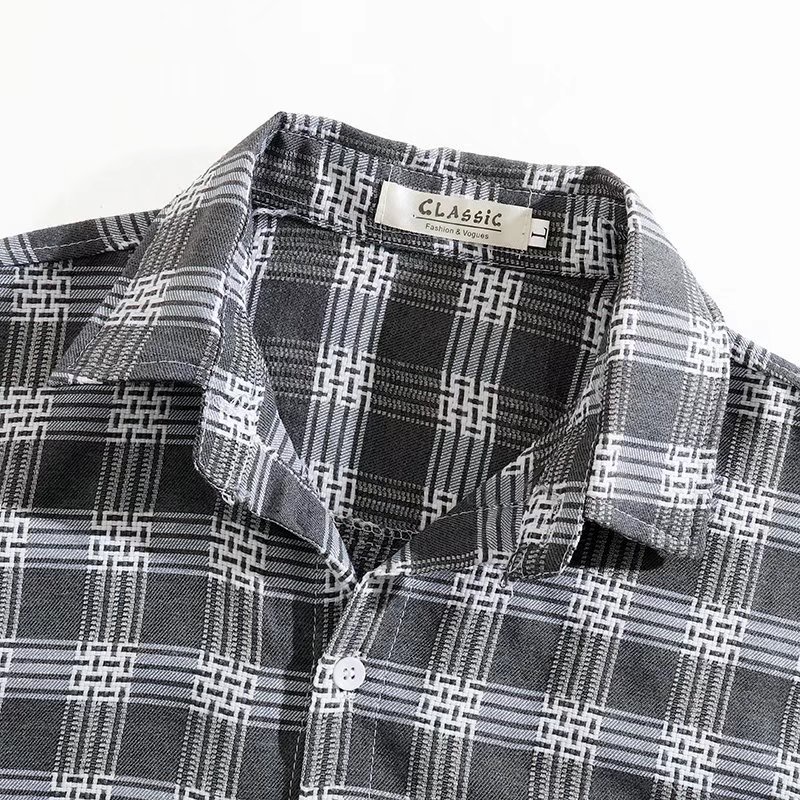 Áo Sơmi DàI Tay SọC Caro HàN QuốC Cho Nam Và Nữ