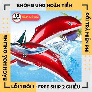 Máy massage cầm tay cá heo 3 đầu rf-889