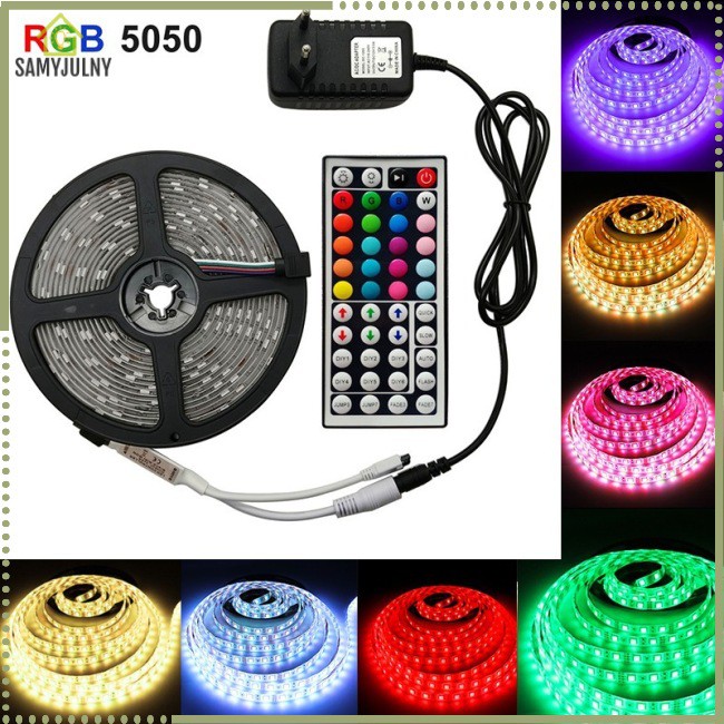 Dây Đèn Led 5050 Rgb 44 Nút 12v Có Remote Điều Khiển