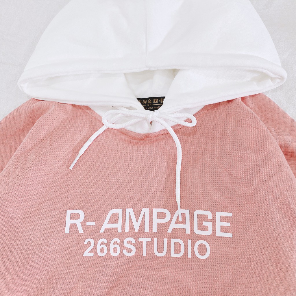 Áo Khoác Nỉ Nam Nữ - Áo Hoodie Lót Nỉ Bông YAYSHOP Dáng Rộng Unisex Hàn Quốc 266STUDIO ( phối nón trắng) | WebRaoVat - webraovat.net.vn