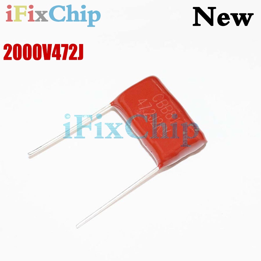 10 CHIẾC CBB81 2000V472J 0,0047UF 2KV4.7NF Pitch 20mm 472J 2000V CBB Phim Polypropylene Tụ Điện