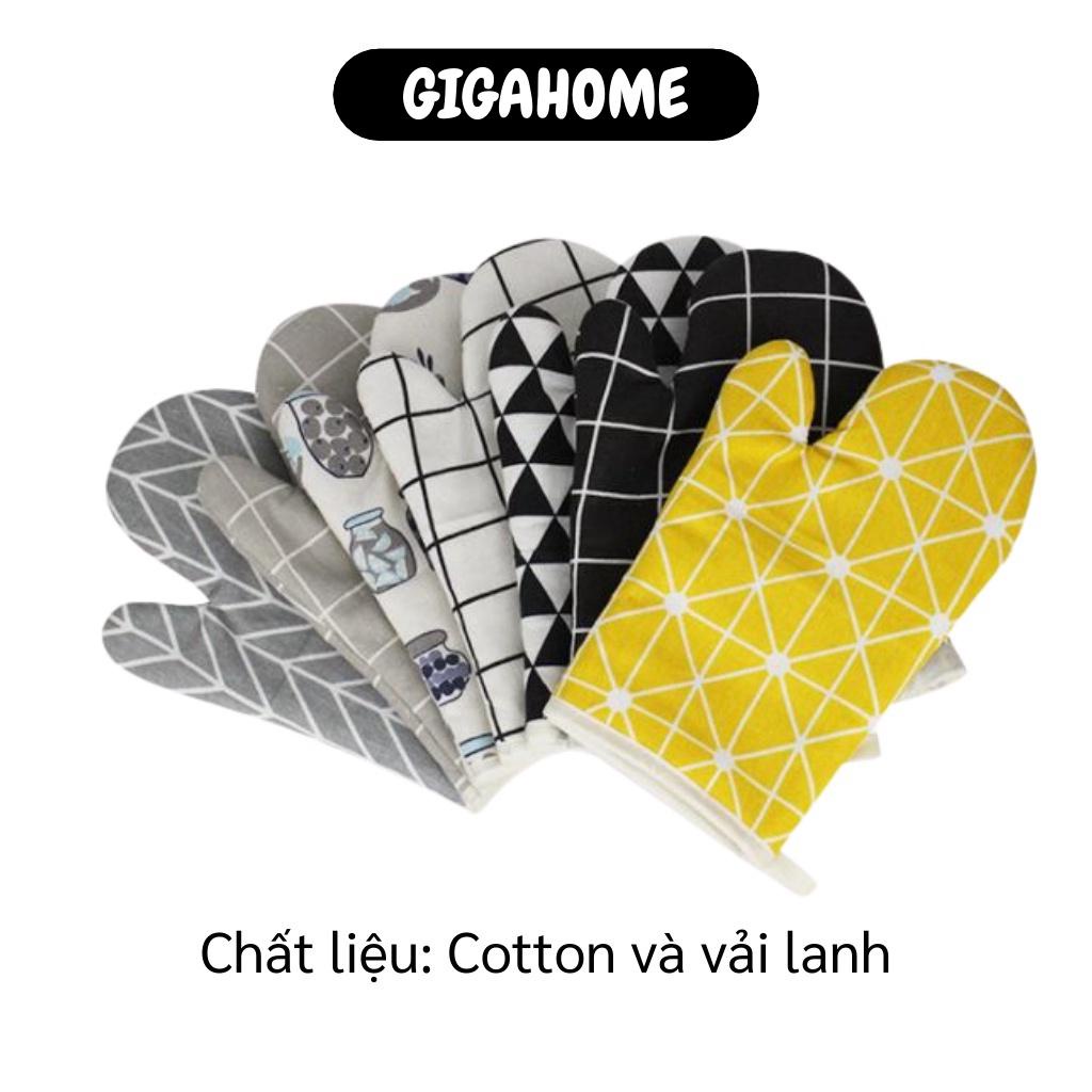 Găng Tay Cách Nhiệt GIGAHOME Bao Tay Lò Nướng, Lò Vi Sóng Cách Nhiệt, Không Trơn Trượt 6007