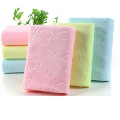 [ SIÊU RẺ ] Khăn tắm họa tiết mềm mịn dày dặn hàng chuẩn loại 1 khổ 70 x 1,4 M