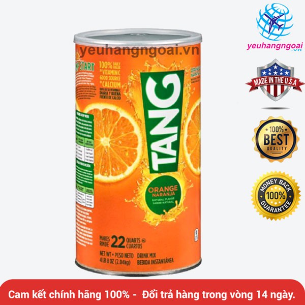 Bột Pha Nước Cam TANG của Mỹ- giúp giải khát, bổ sung vitamin cho cơ thể.