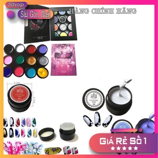 Set gel vẽ hoa hồng 12 màu