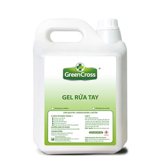 Rửa Tay Khô 🌈HÀNG CHÍNH HÃNG🌈 Gel rửa tay khô GREEN CROSS - Can 5L | Greencross
