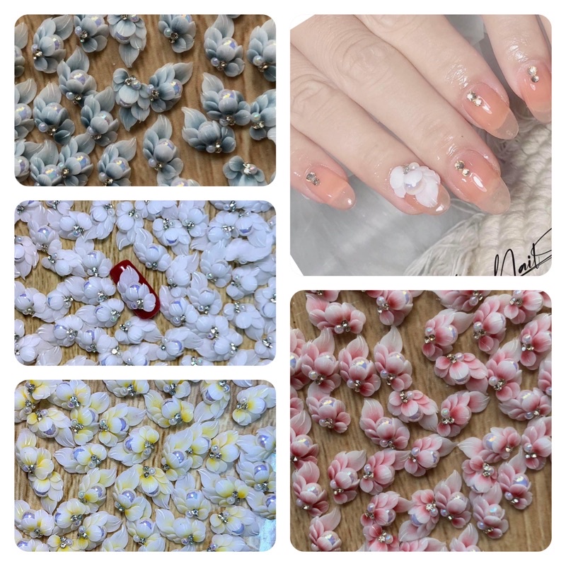 Hoa Bột Nail Hoa Góc Ôm Trai Nửa Giá 1bông