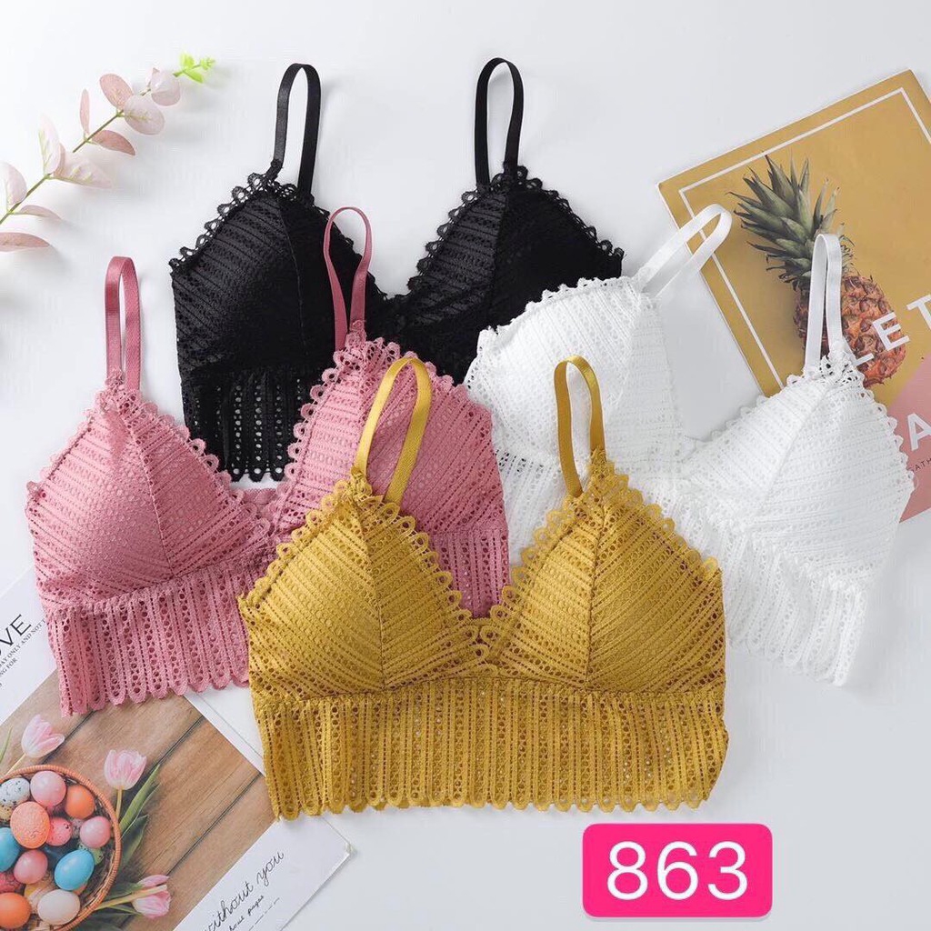 Áo bralette mút tháo rời 863
