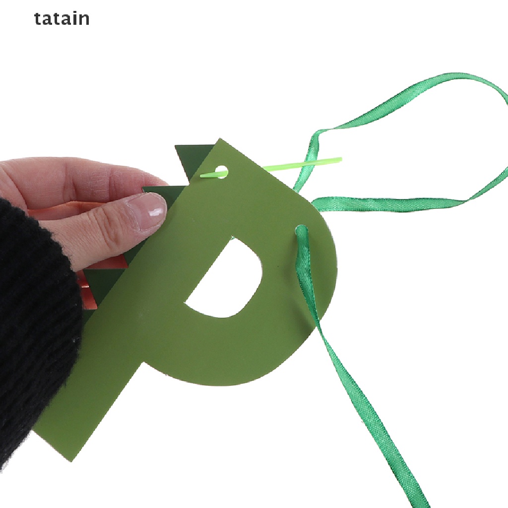 [TAT] Dinosaur Birthday DIY Garland Happy Birthday Banners Roar Dino Party Wild One CVX