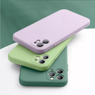Ốp lưng silicon lót nỉ cho iPhone 12 Mini 11 Pro X Xs Max XR 5G 4G 2021