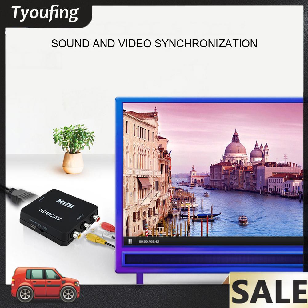 Bộ Chuyển Đổi Hdmi-Compatible Sang Av Cho Ps3 Dvd Player Computer