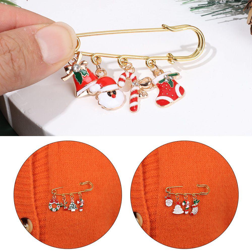 JUNE Ghim Cài Áo Hình Giáng Sinh Đáng Yêu