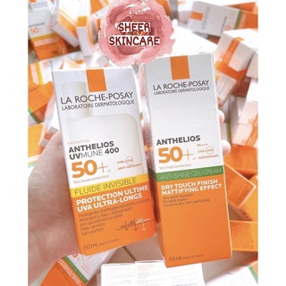 [BẢN PHÁP/KHÔNG MÙI] Kem chống nắng La Roche-Posay Fluide Invisible và Anti Shine