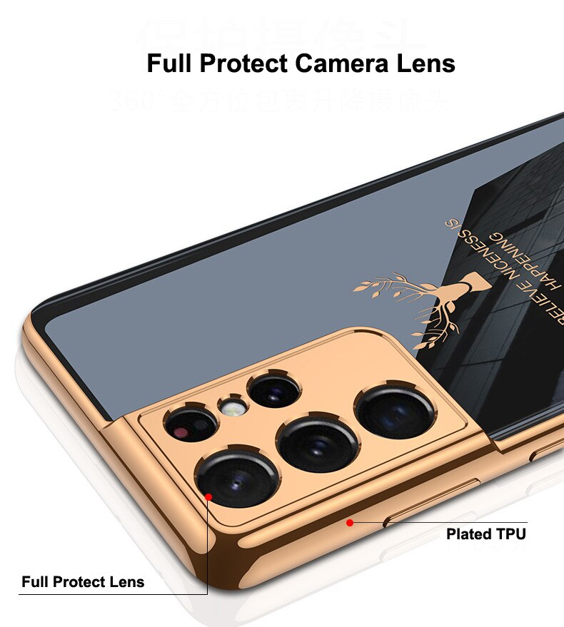 Kính Cường Lực Bảo Vệ Camera Cho Samsung Galaxy S21 5g S 21 Ultra S21 Plus