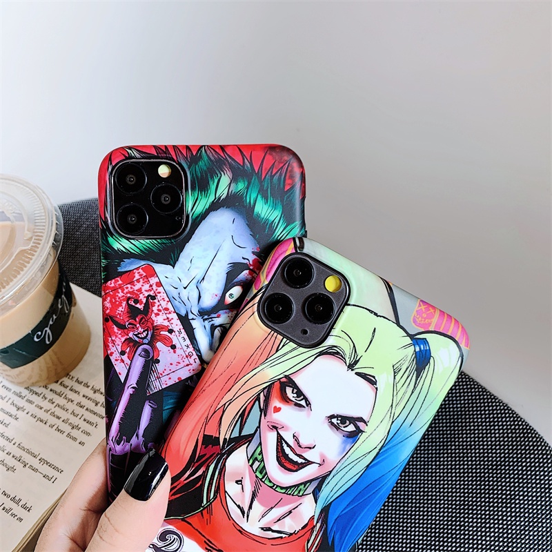 Ốp Điện Thoại Silicon In Hình Joker Harley Quinn Cho iPhone 11 Pro Max 12 Pro Max 13 Pro X X Max 13 Pro Max XR