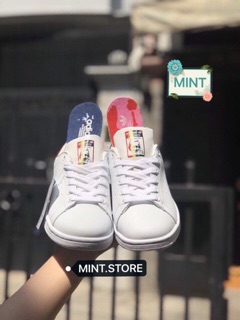 (Video cận cảnh) Giày thể thao Sneaker Stan smith gót 7 màu