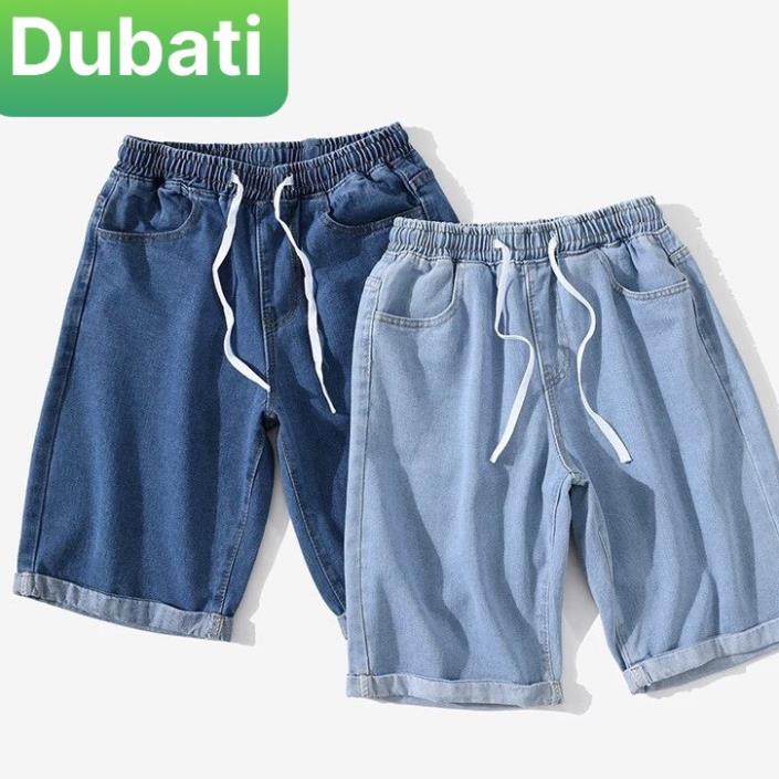 QUẦN SỌT SHORT LỬNG JEAN NAM CHẤT BÒ XANH LƯNG THUN HÀN QUỐC PHONG CÁCH SOÁI KA DB-51- DUBATI FASHION *