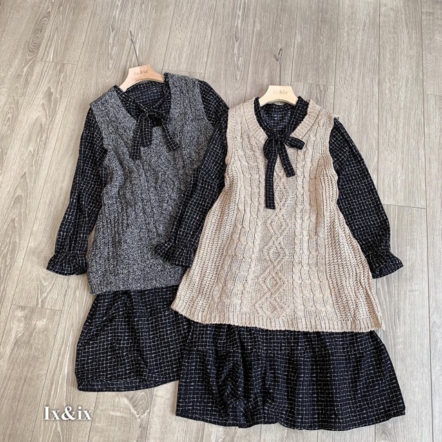 Set Áo Gile Len + Váy Đẹp hàng Quảng châu🥰 freeship