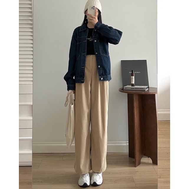 Áo khoác jeans chỉ nổi (Y566) _ A0374