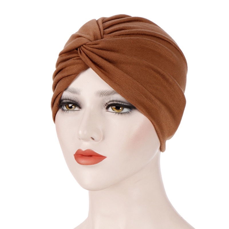 Mũ Turban Đan Chéo Phong Cách Hồi Giáo Thời Trang Cho Nữ