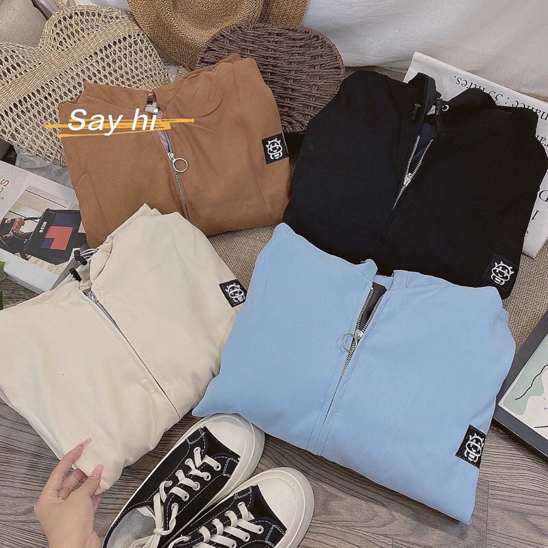 Áo Khoác Bigsize da lộn mới 55-85kg  thêu bò sữa chữ thêu